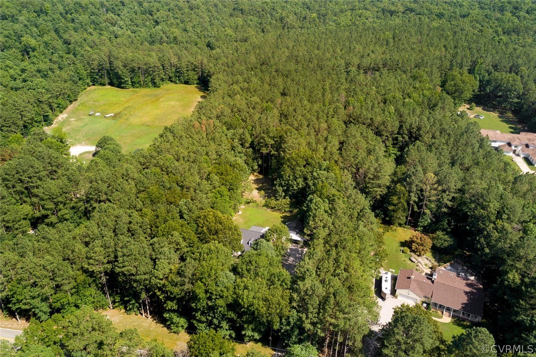 9211 Cattail Road Chesterfield, VA 23838 - Photo 33 of 37 an aerial view of residential houses with yard