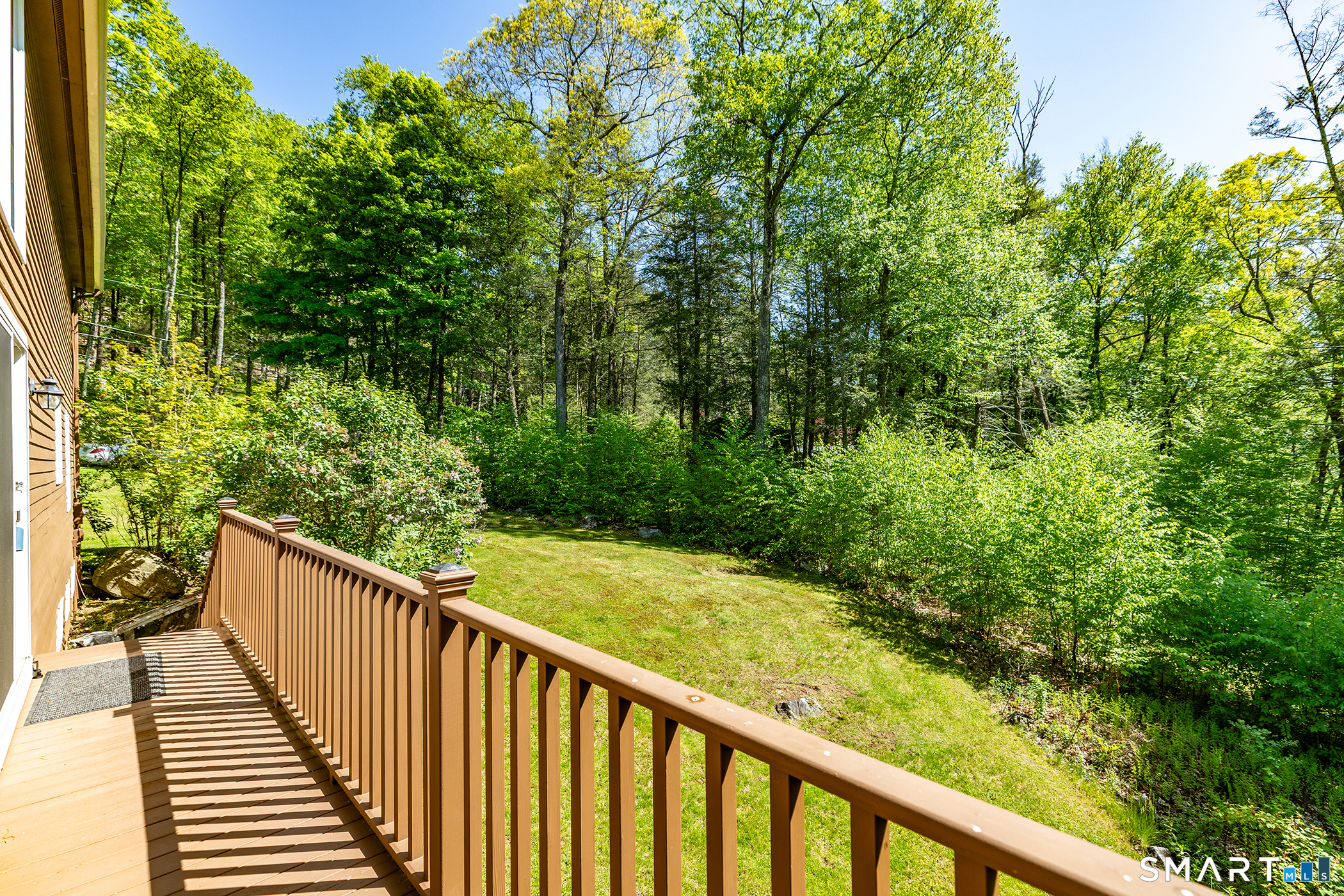 3 Old Forest Road Sherman, CT 06784 - Photo 31 of 38 a view of a balcony with wooden floor
