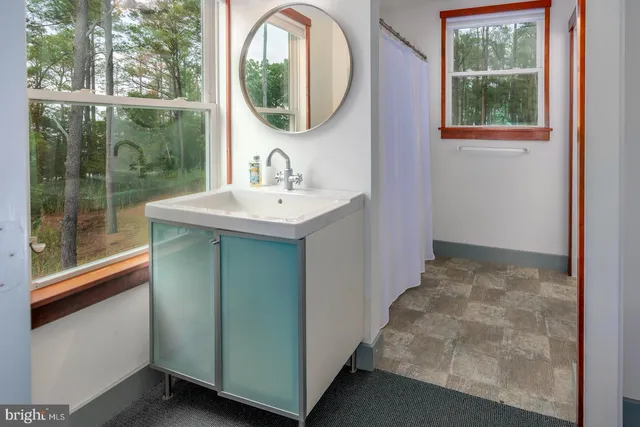 a room with furniture and window