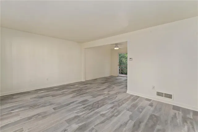 wooden floor in a room