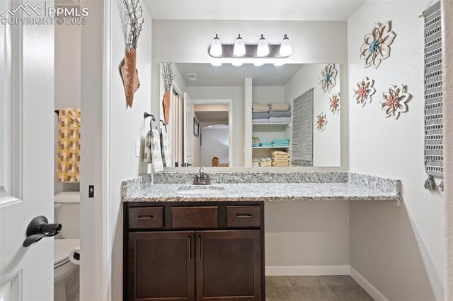 11467 Rill Point Colorado Springs, CO 80921 - Photo 32 of 40 Full bath downstairs
