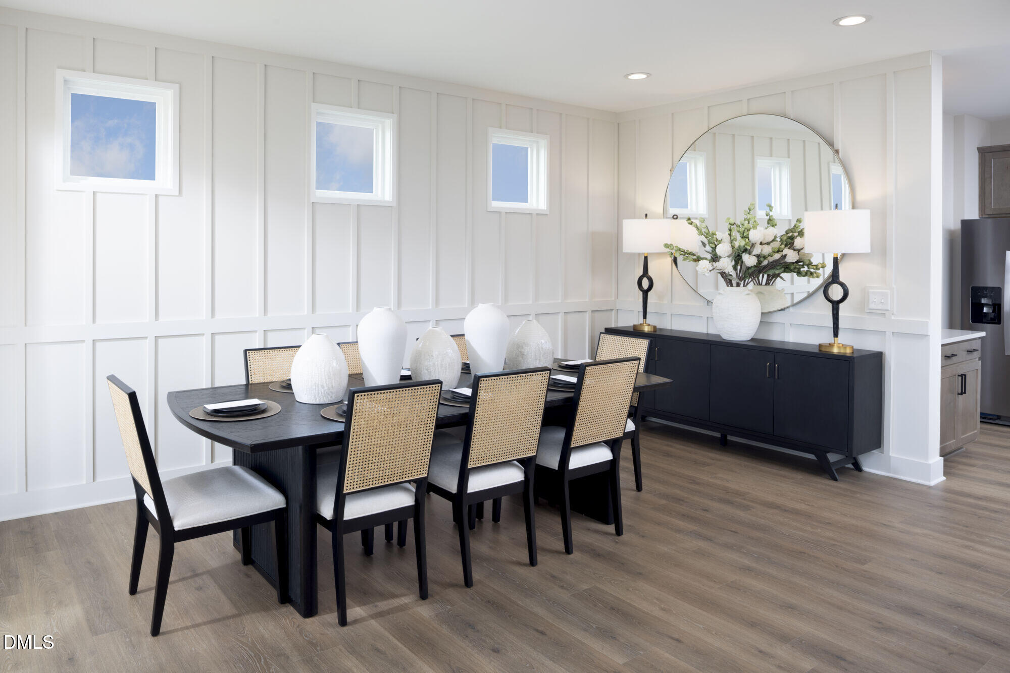 75 Stuart Grv Road Broadway, NC 27505 - Photo 3 of 6 a view of a dining room with furniture and wooden floor