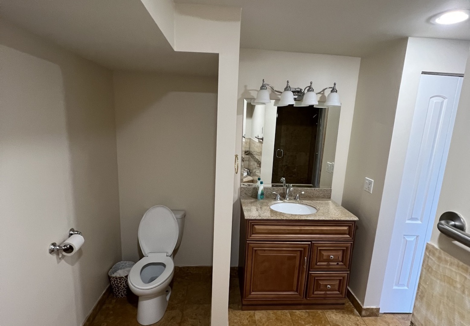 2933 Central Road Glenview, IL 60025 - Photo 28 of 38 a bathroom with a toilet sink and mirror