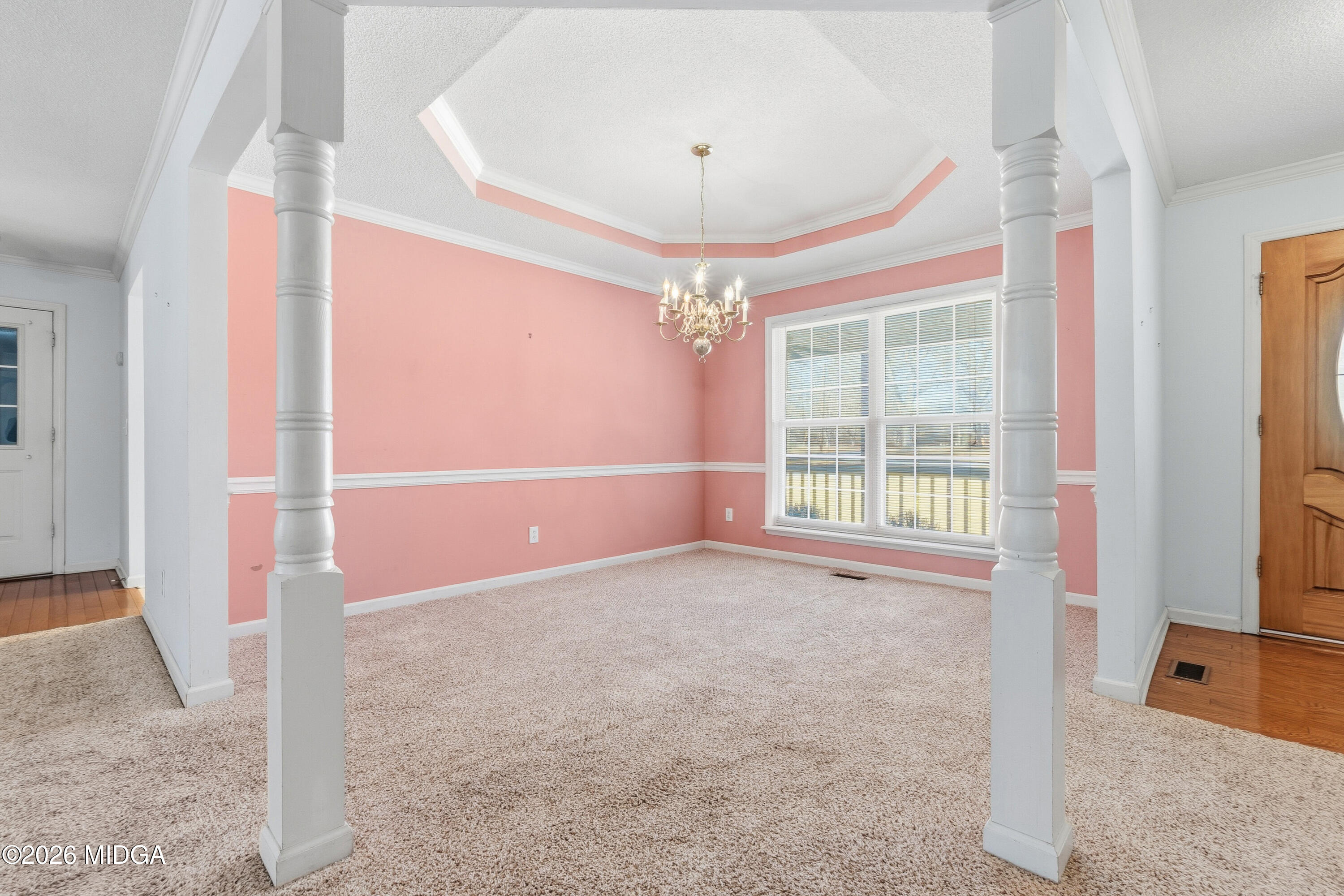 8278 Lower Thomaston Road Macon, GA 31220 - Photo 18 of 59 a view of livingroom with hardwood floor and window