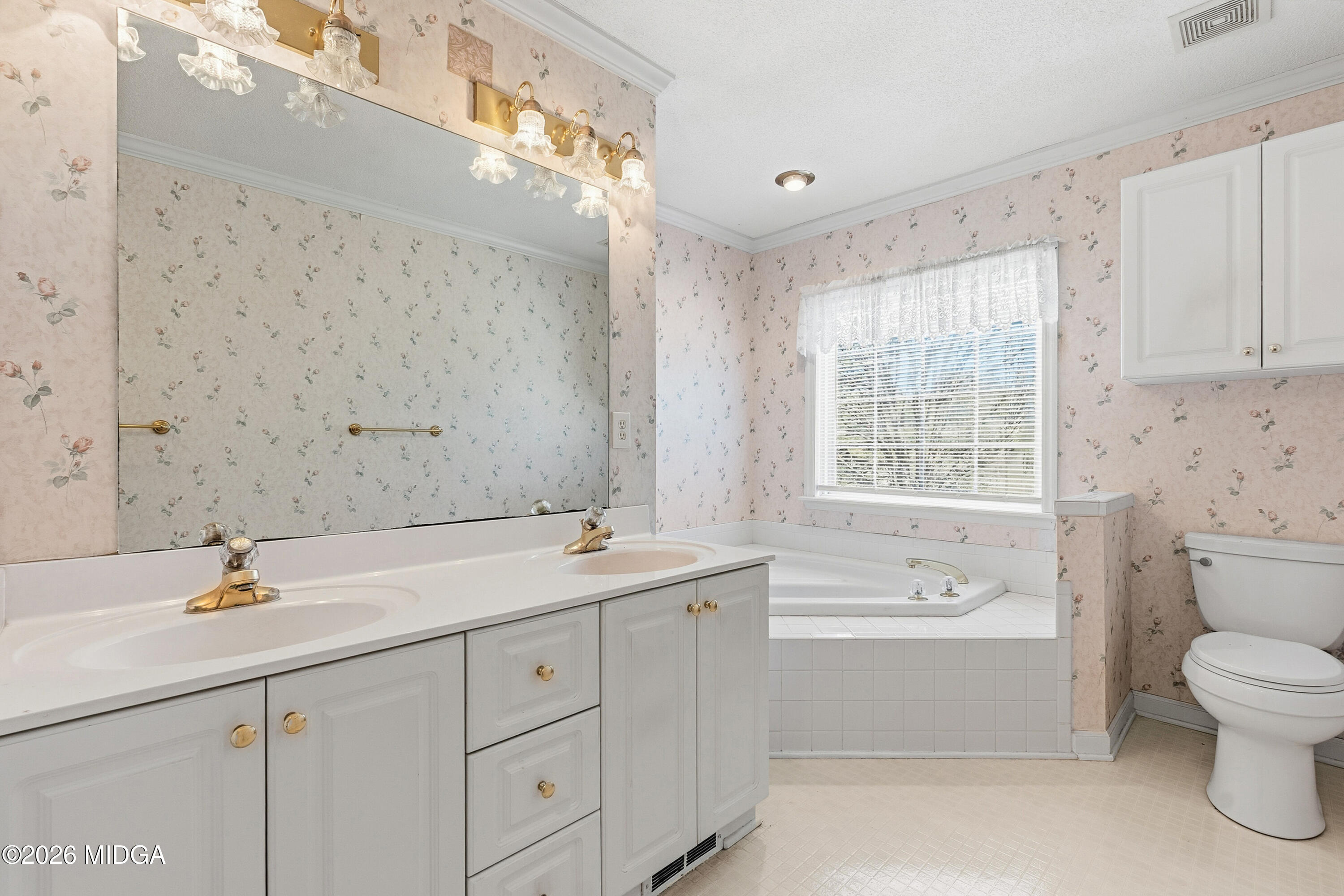 8278 Lower Thomaston Road Macon, GA 31220 - Photo 27 of 59 a bathroom with a sink a toilet and bathtub