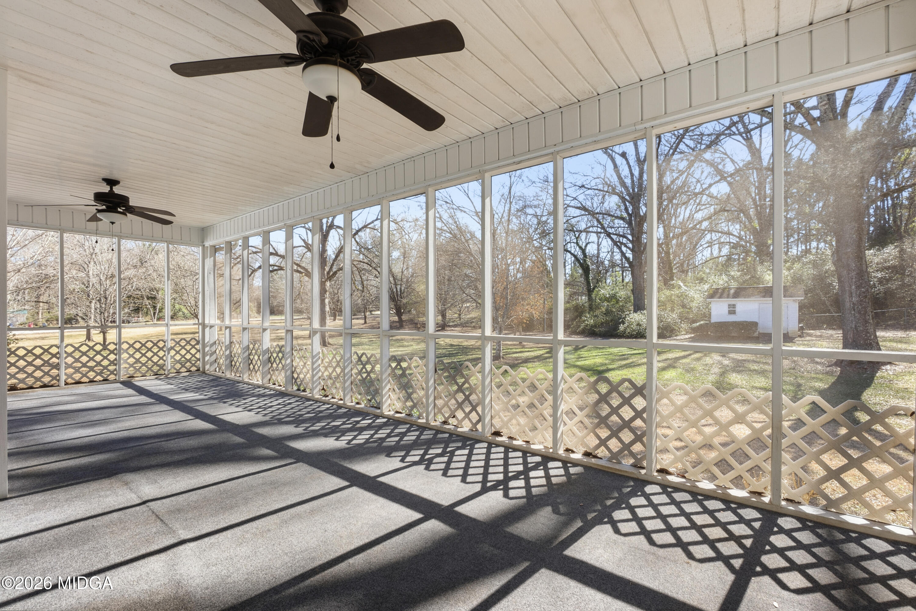 8278 Lower Thomaston Road Macon, GA 31220 - Photo 40 of 59 a view of a porch with a backyard