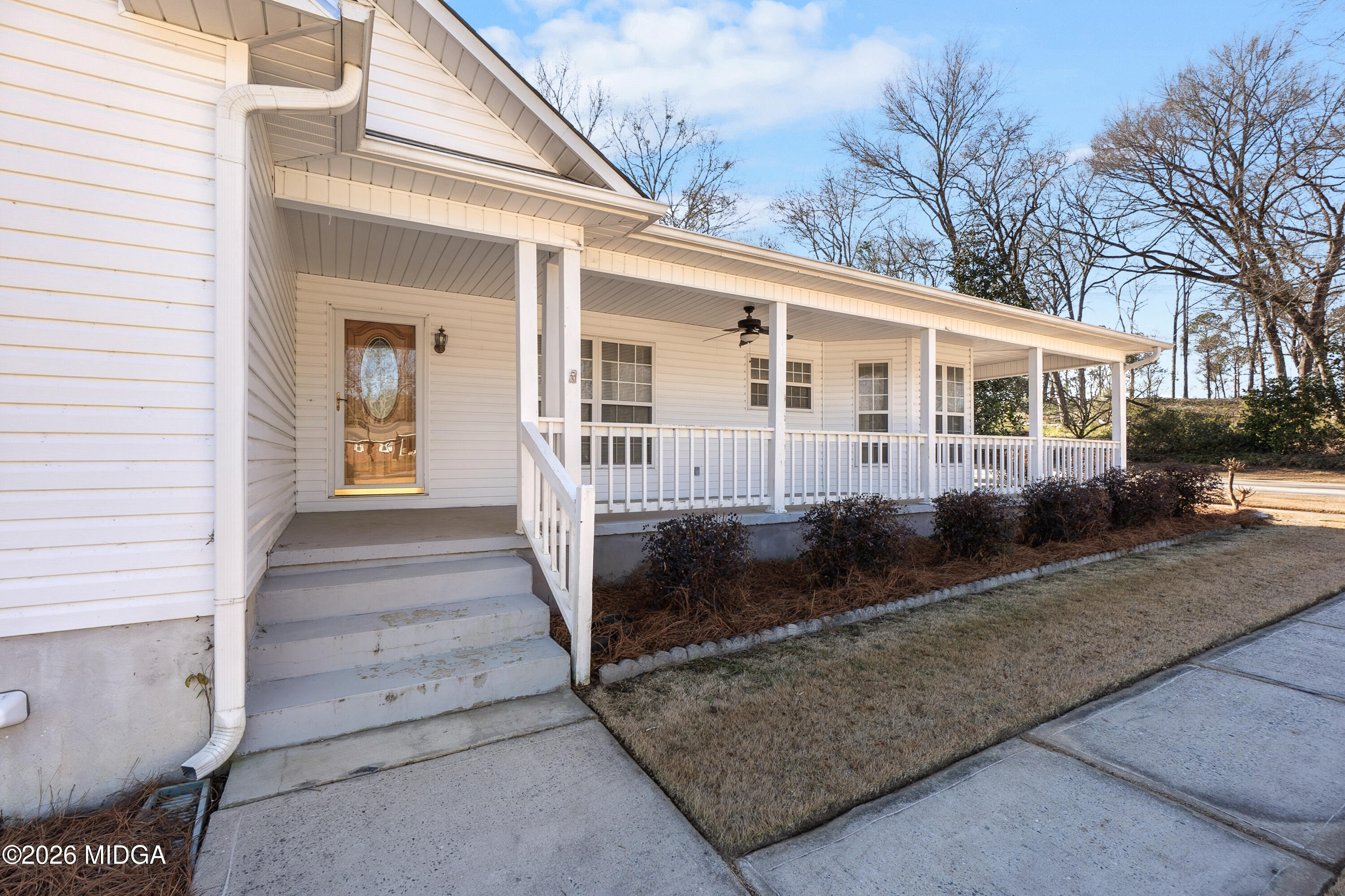 8278 Lower Thomaston Road Macon, GA 31220 - Photo 49 of 59 a front view of a house with garage