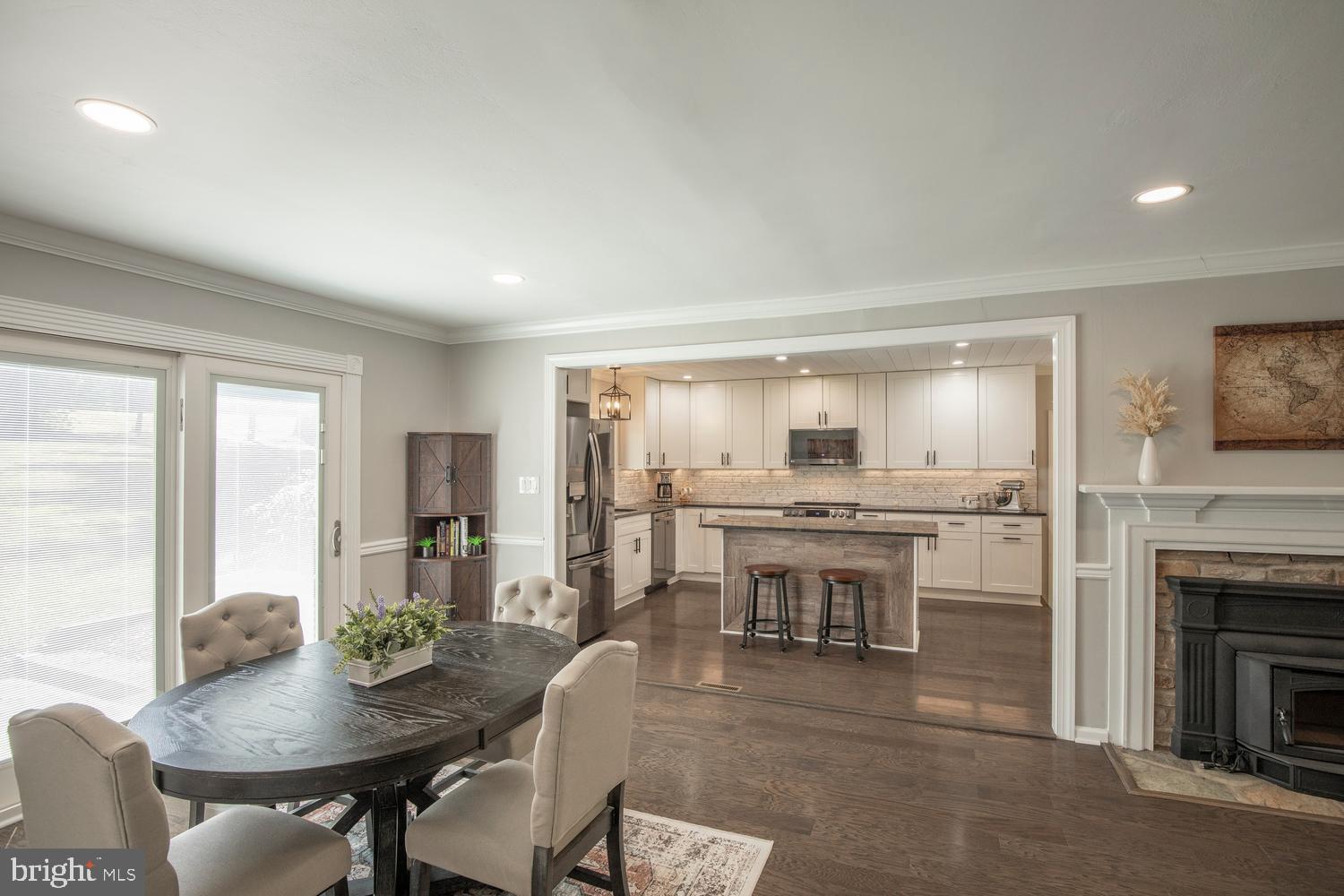 205 Taylorsville Road Yardley, PA 19067 - Photo 8 of 47 Dining area adjoins the gourmet Kitchen