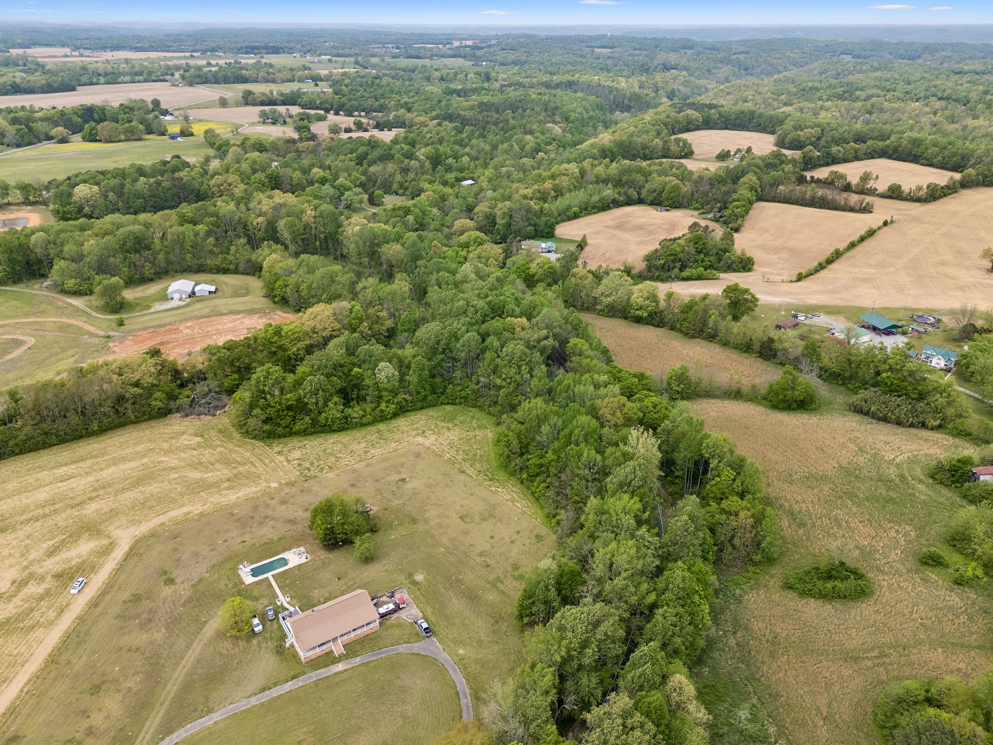 1059 Old Railroad Bed Road Taft, TN 38488 - Photo 2 of 41 an aerial view of a house with a yard