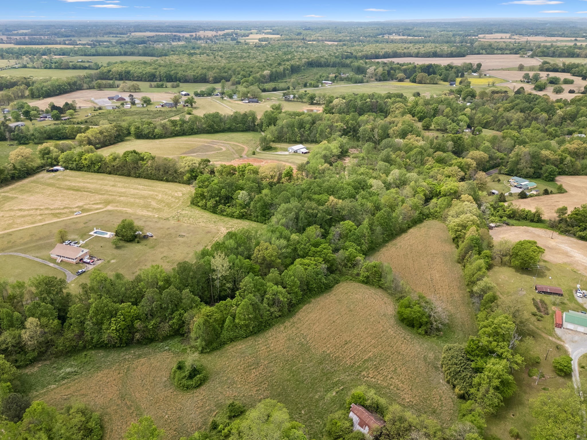 1059 Old Railroad Bed Road Taft, TN 38488 - Photo 4 of 41 an aerial view of a houses with a yard