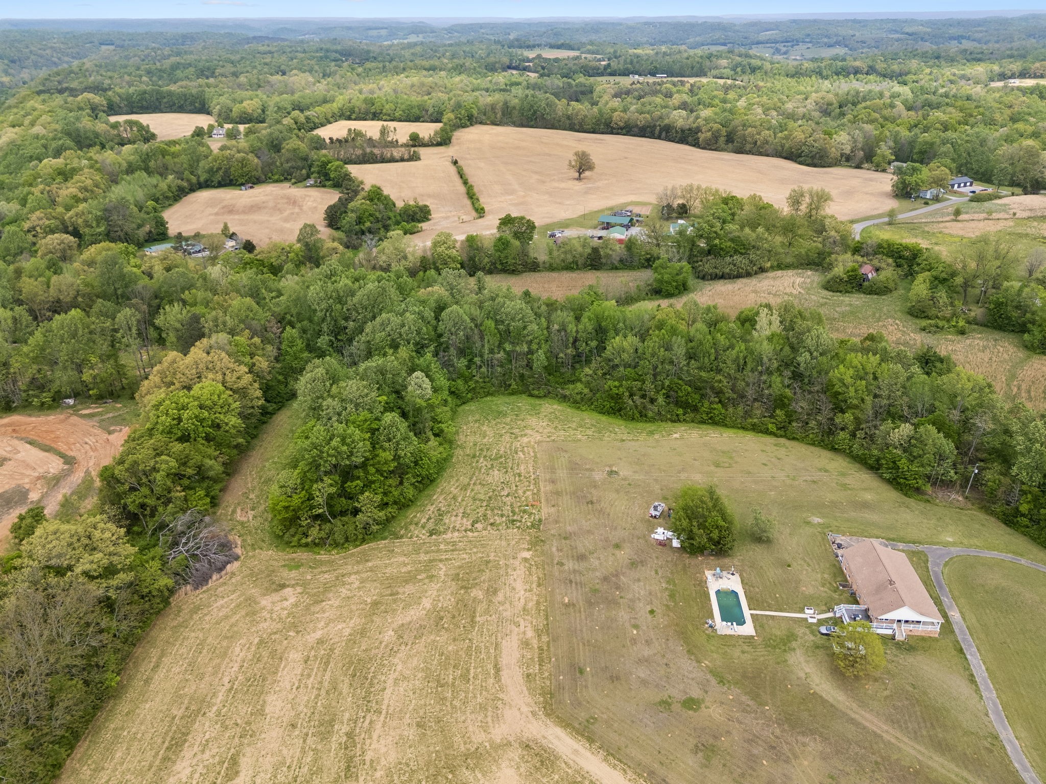 1059 Old Railroad Bed Road Taft, TN 38488 - Photo 41 of 41 an aerial view of a house with a yard and lake view