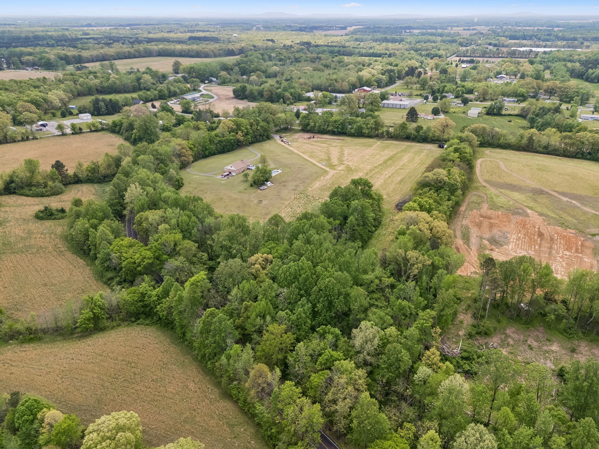 1059 Old Railroad Bed Road Taft, TN 38488 - Photo 8 of 41 an aerial view of a houses with a yard