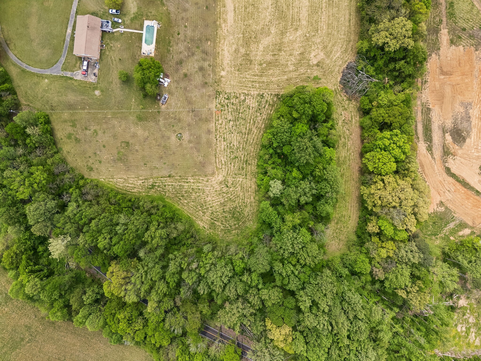 1059 Old Railroad Bed Road Taft, TN 38488 - Photo 9 of 41 an aerial view of residential house with outdoor space