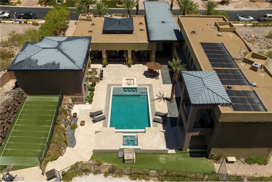 1465 MacDonald Ranch Drive Henderson, NV 89012 - Photo 13 of 63 Ariel View from Drone