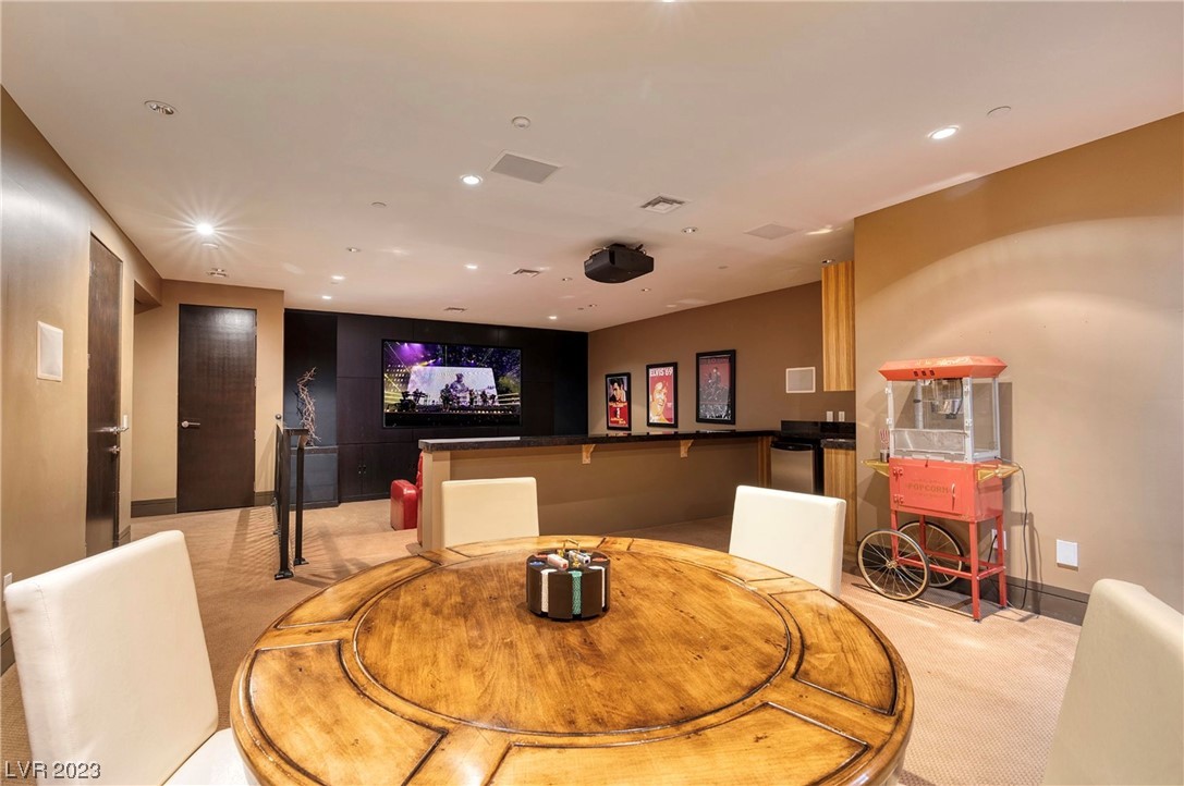 1465 MacDonald Ranch Drive Henderson, NV 89012 - Photo 54 of 63 Movie Theater w/Kitchenette