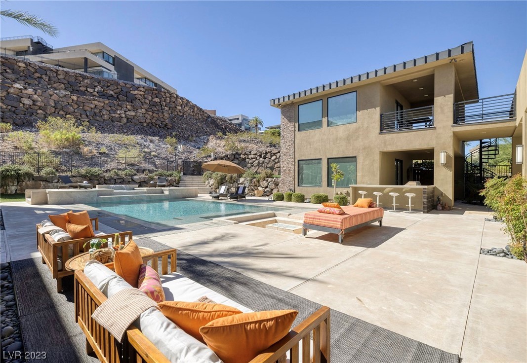 1465 MacDonald Ranch Drive Henderson, NV 89012 - Photo 9 of 63 Fire Pit, Outdoor Kitchen and Plenty of room for l