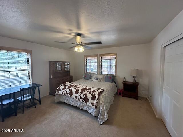 207 Blue Ridge Road Mormon Lake, AZ 86038 - Photo 27 of 66 a bedroom with a bed and a window