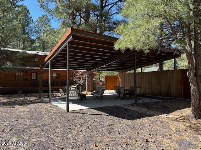 207 Blue Ridge Road Mormon Lake, AZ 86038 - Photo 57 of 66 a view of outdoor space and deck