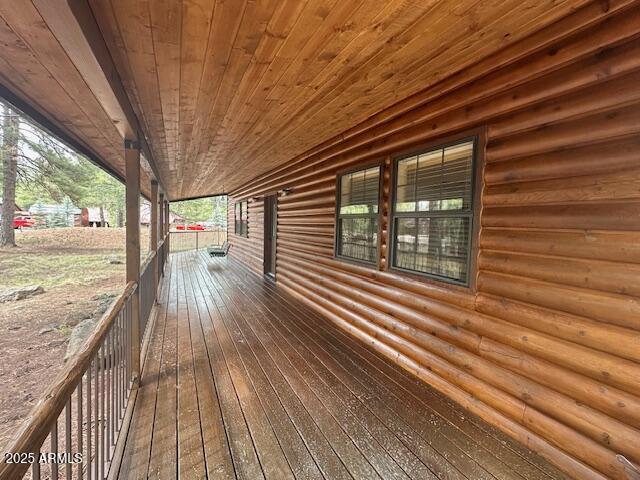 207 Blue Ridge Road Mormon Lake, AZ 86038 - Photo 10 of 66 a view of outdoor space with wooden floor