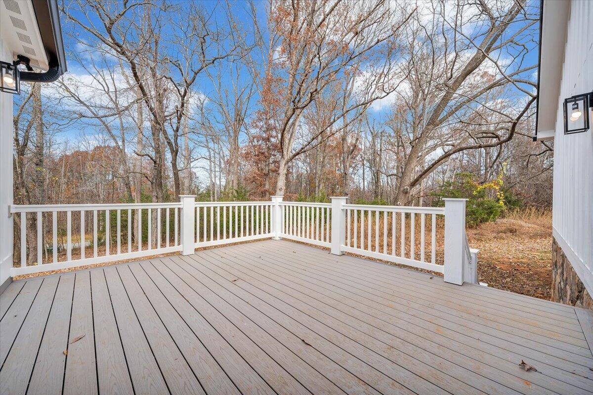 149 Windlass Road Moneta, VA 24121 - Photo 40 of 44 a view of backyard with a deck