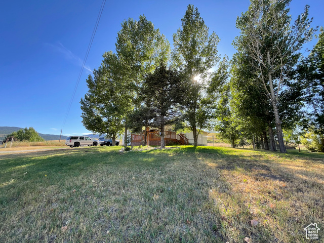 11473 South Dempsey Creek Road Lava Hot Springs, ID 83246 - Photo 3 of 47 View of green lawn featuring a mountain view