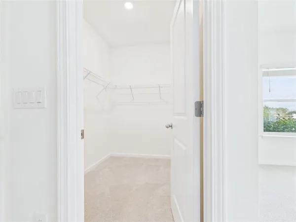 a small space with a window