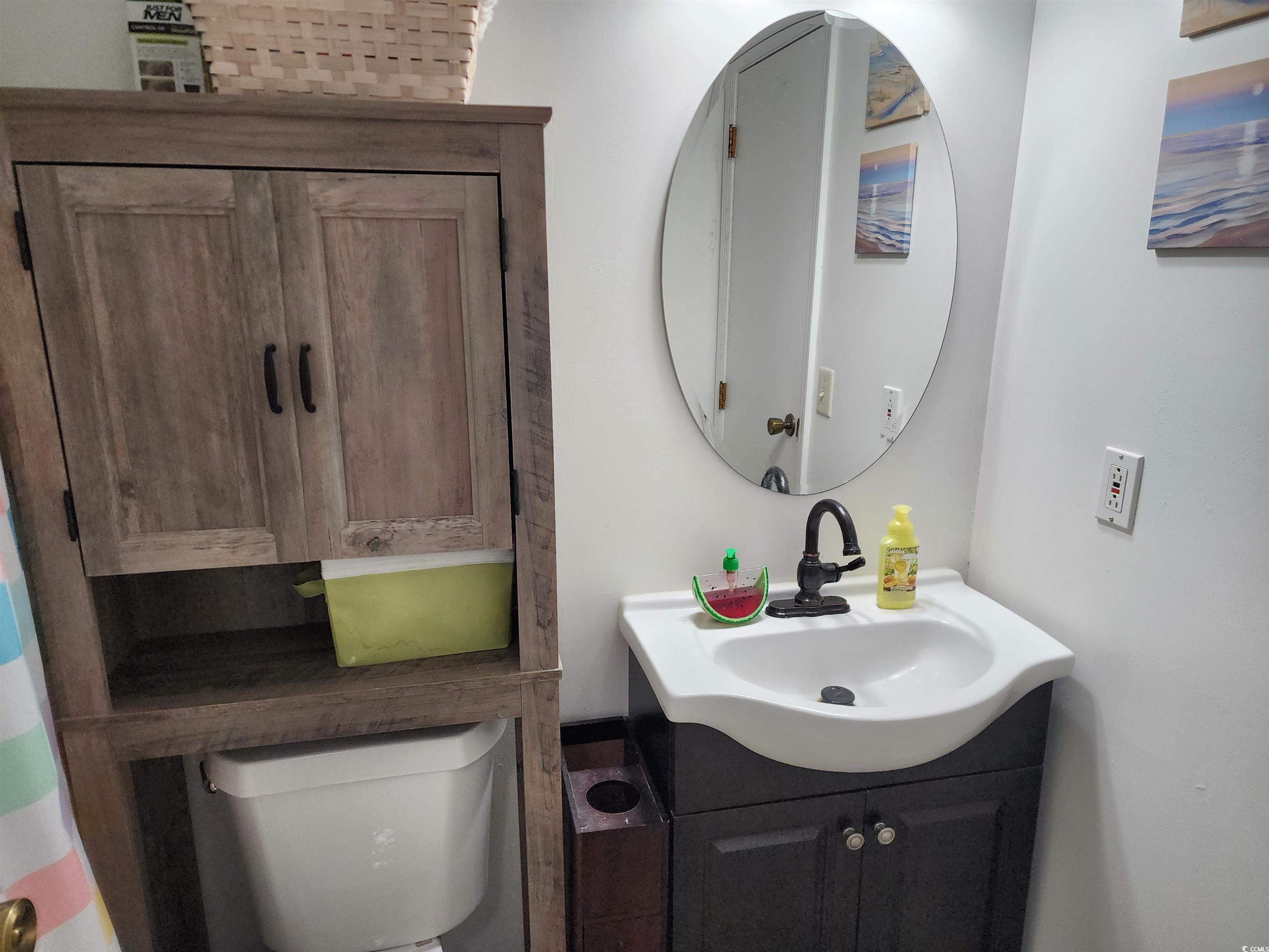 1870 Auburn Lane Surfside Beach, SC 29575 - Photo 11 of 18 Bathroom featuring toilet and vanity
