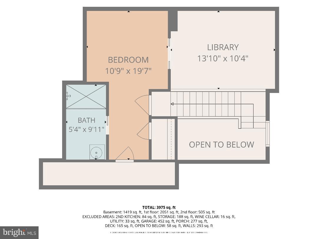 2504 Stone Mill Road Baltimore, MD 21208 - Photo 127 of 128 Upper Level Floor Plan