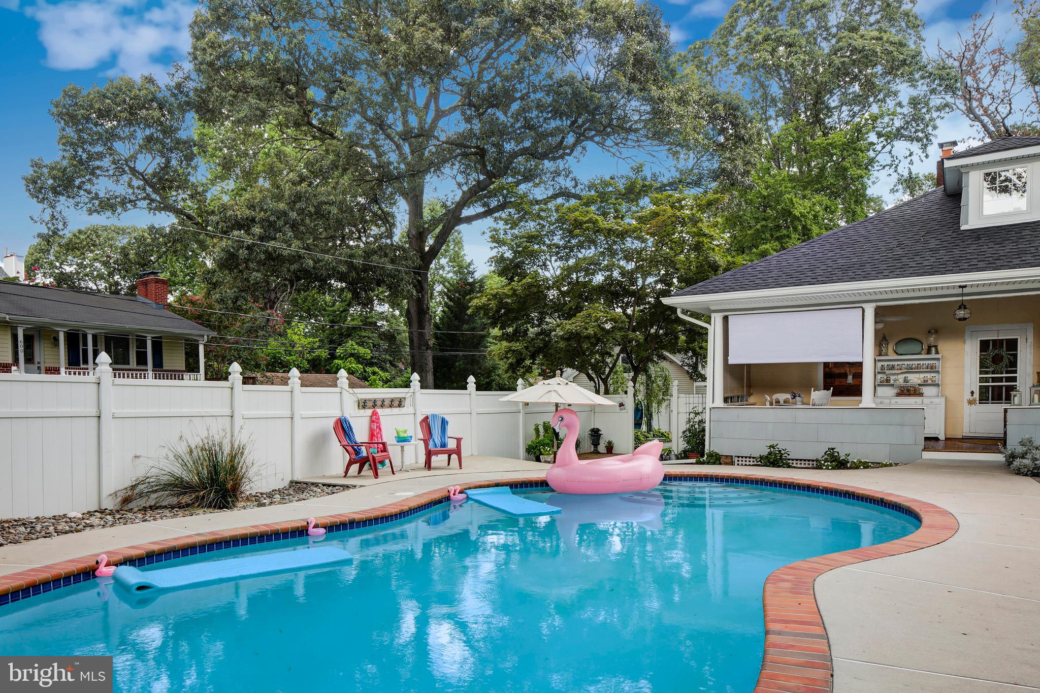 606 Amoss Road Severna Park, MD 21146 - Photo 22 of 49 Inground salt water heated pool
