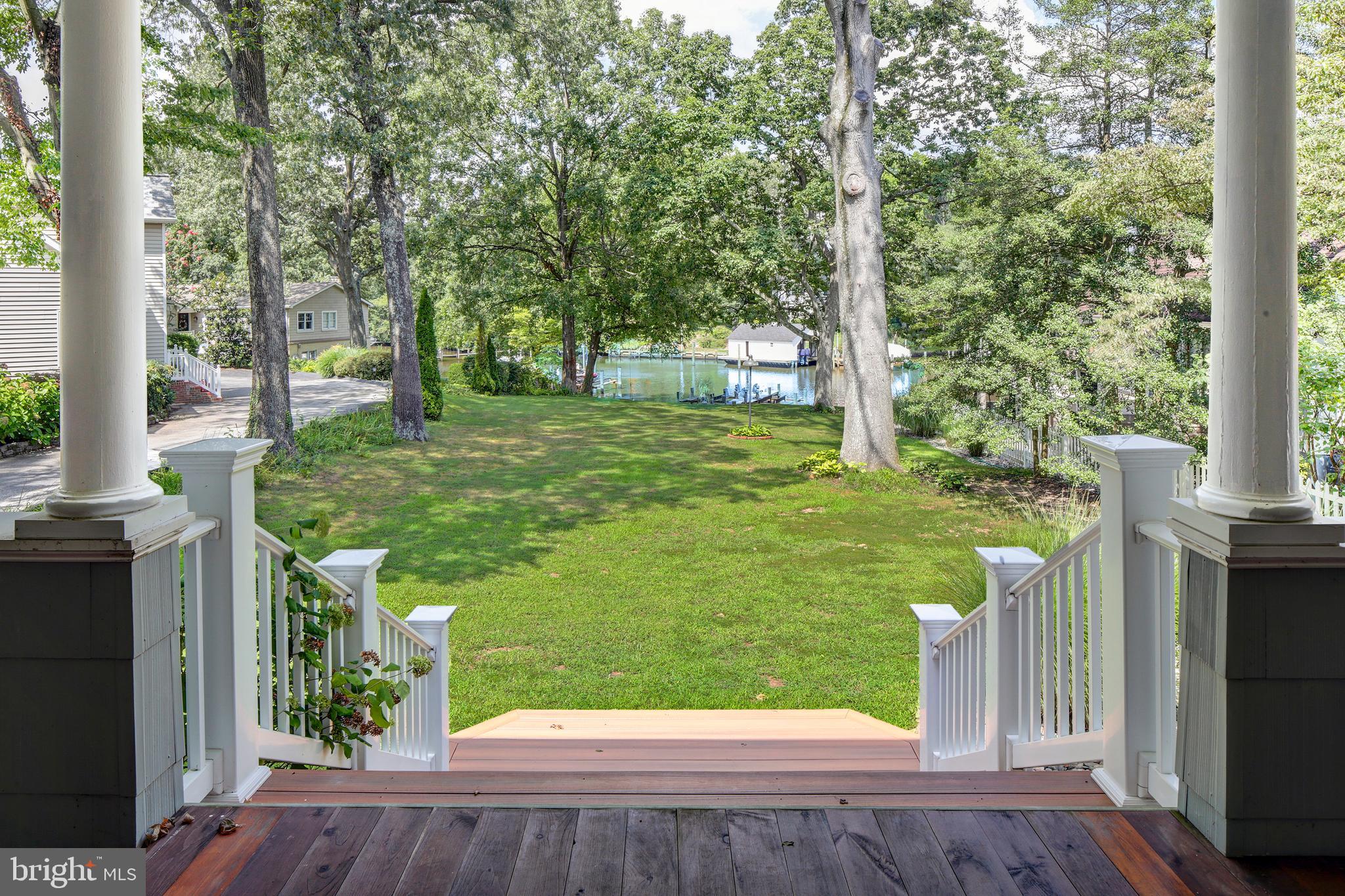 606 Amoss Road Severna Park, MD 21146 - Photo 6 of 49 View from the large Southern-style porch