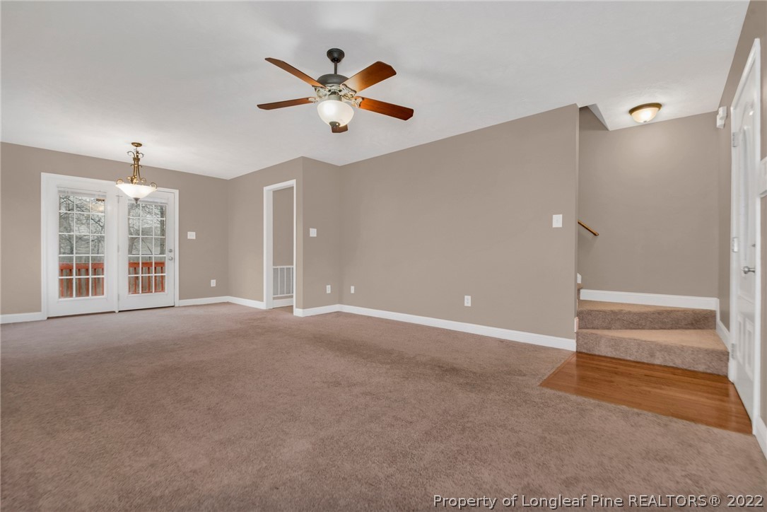 1623 Silver Ridge Court Fayetteville, NC 28304 - Photo 10 of 34 an empty room with closet and fan