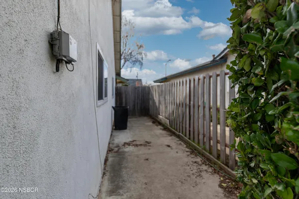 a view of a corridor