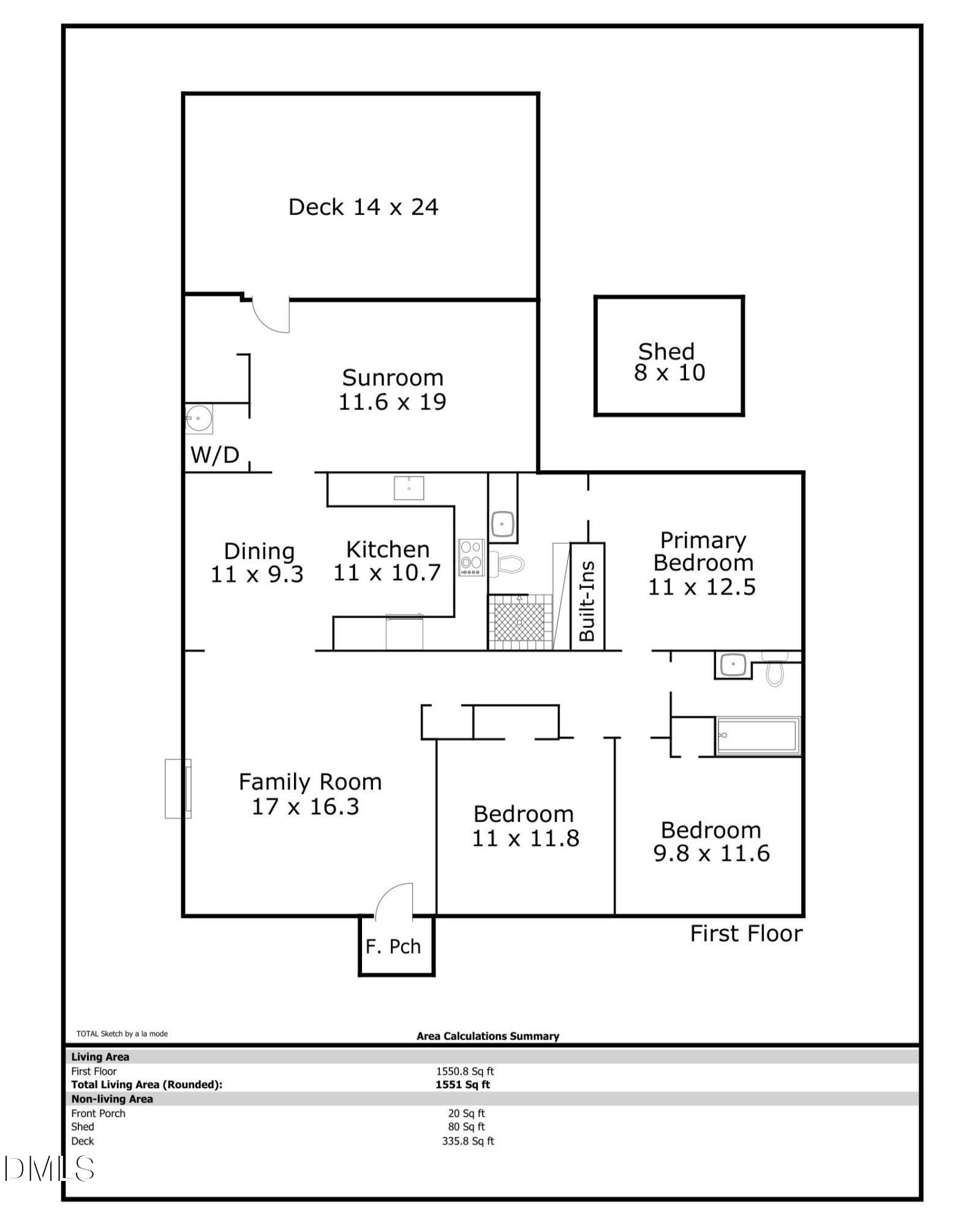 511 Hugo Street Durham, NC 27704 - Photo 43 of 43 Floor Plan 511 Hugo Street-1