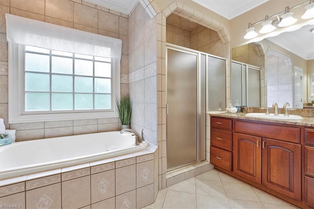 1638 Sapling Way Randleman, NC 27317 - Photo 26 of 47 Primary Bathroom with Jetted tub