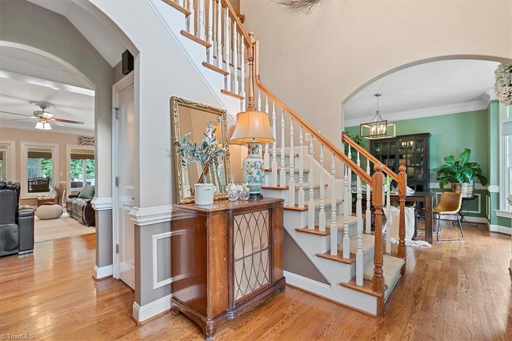 1638 Sapling Way Randleman, NC 27317 - Photo 7 of 47 ROCK for days on the inviting front covered Porch!