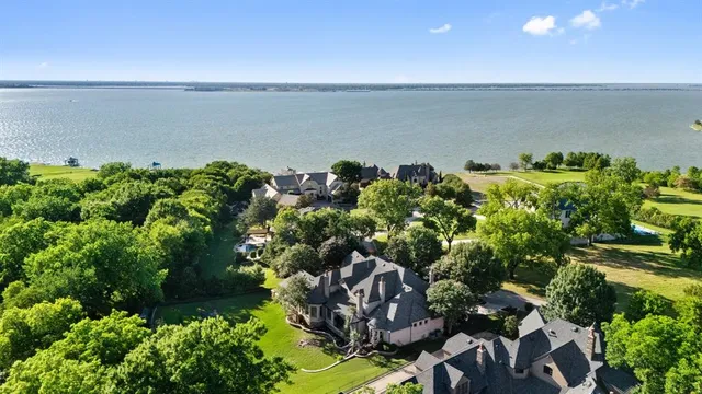 a view of a lake with a lake