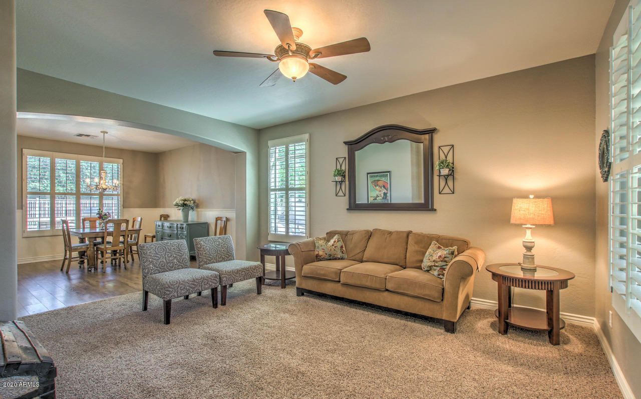 2979 South Martingale Road Gilbert, AZ 85295 - Photo 20 of 52 Living Room and Dining Room - SE