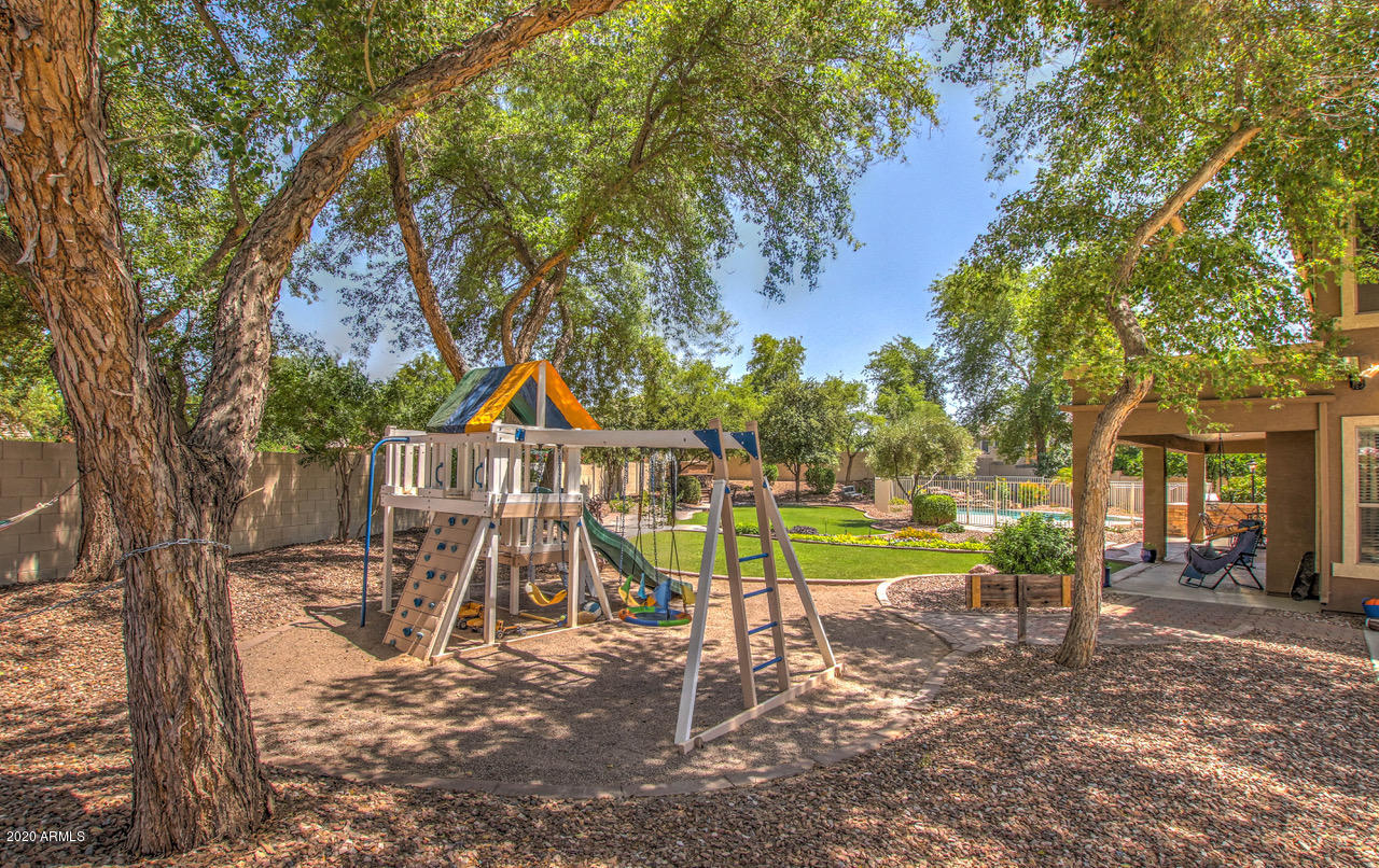 2979 South Martingale Road Gilbert, AZ 85295 - Photo 49 of 52 Swingset and Backyard - SE