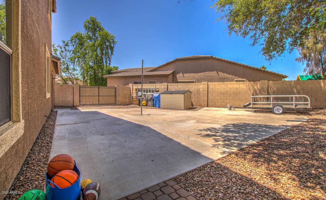 2979 South Martingale Road Gilbert, AZ 85295 - Photo 51 of 52 Side Yard Slab - NW