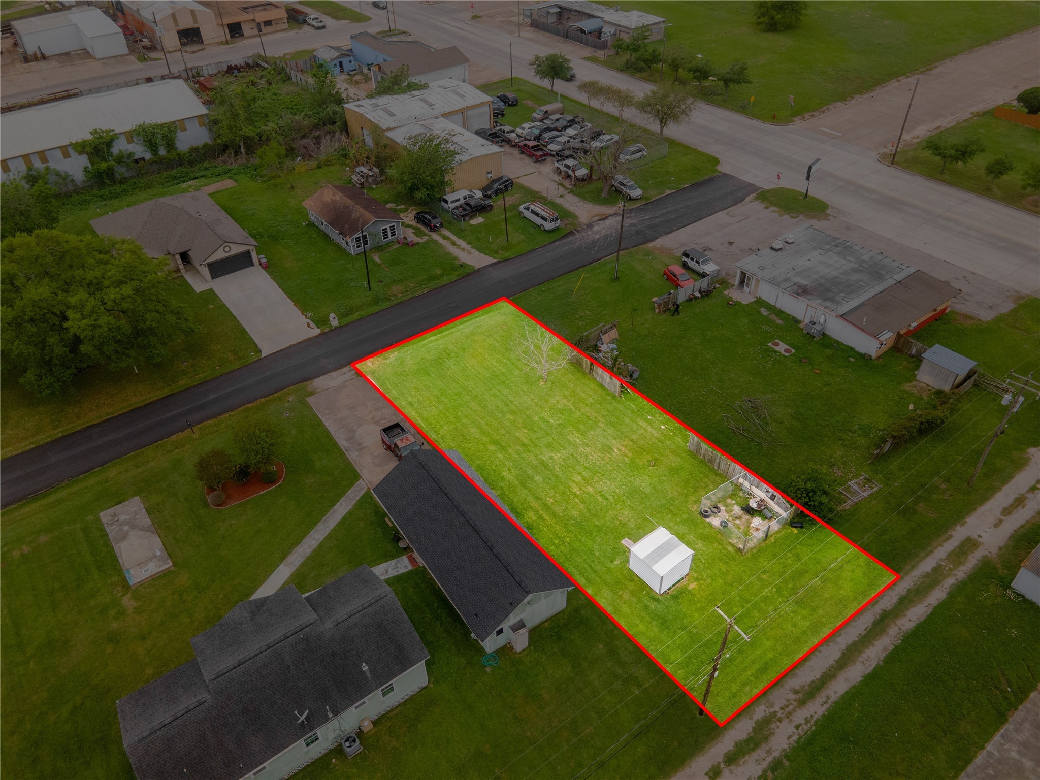 414 South Avenue B Freeport, TX 77541 - Photo 6 of 14 an aerial view of a tennis ground