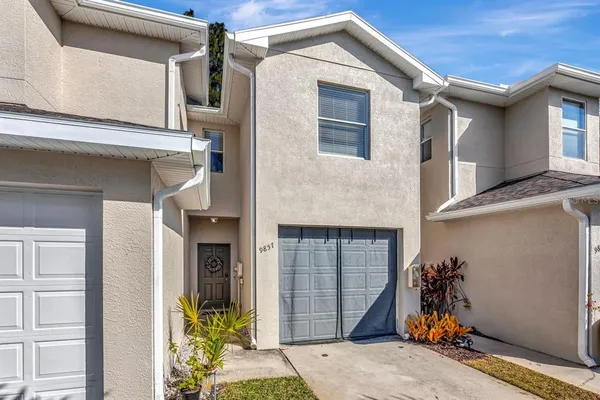 a front view of house