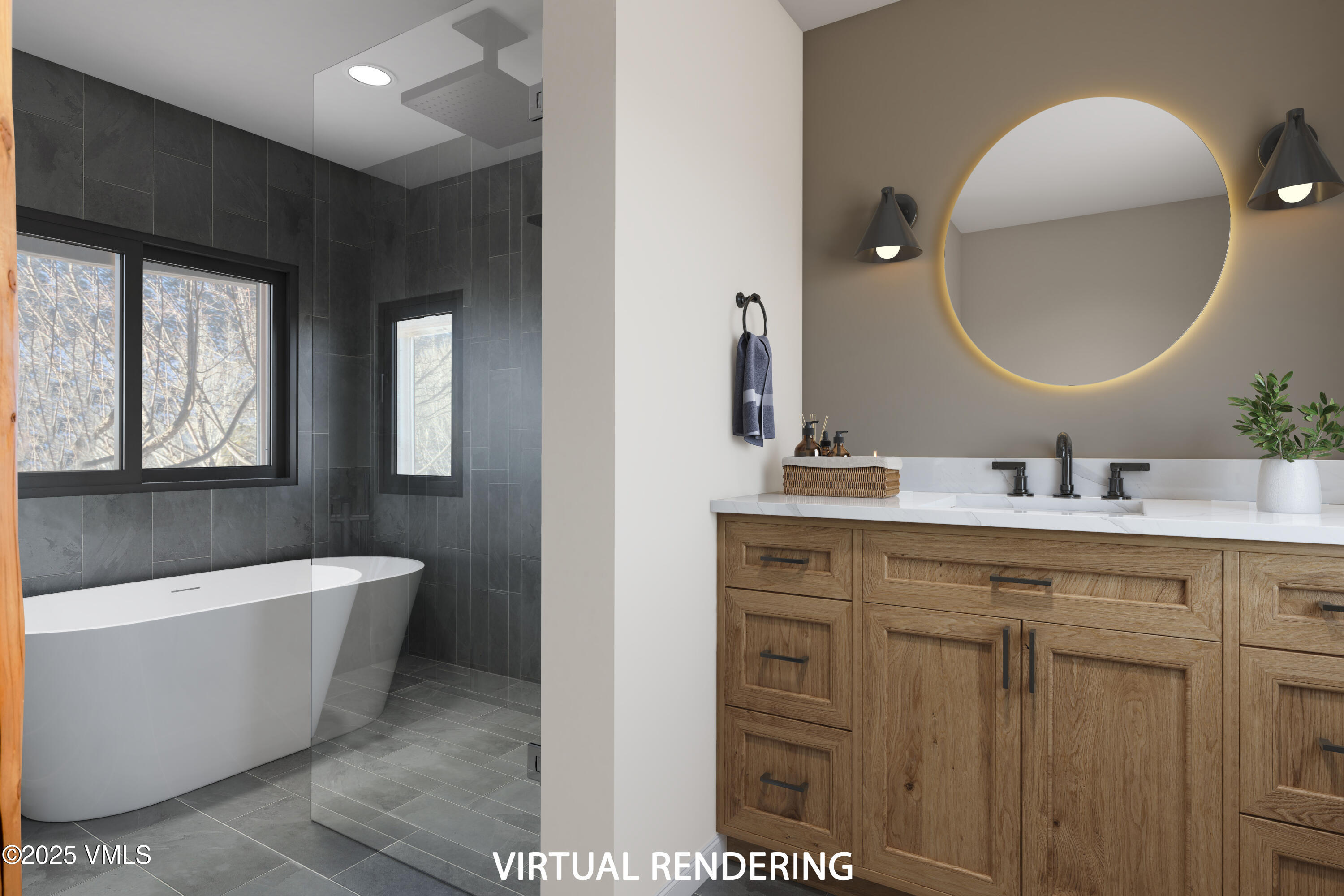 960 June Creek Road Edwards, CO 81632 - Photo 32 of 47 Lower Bedroom 1 Ensuite - VR