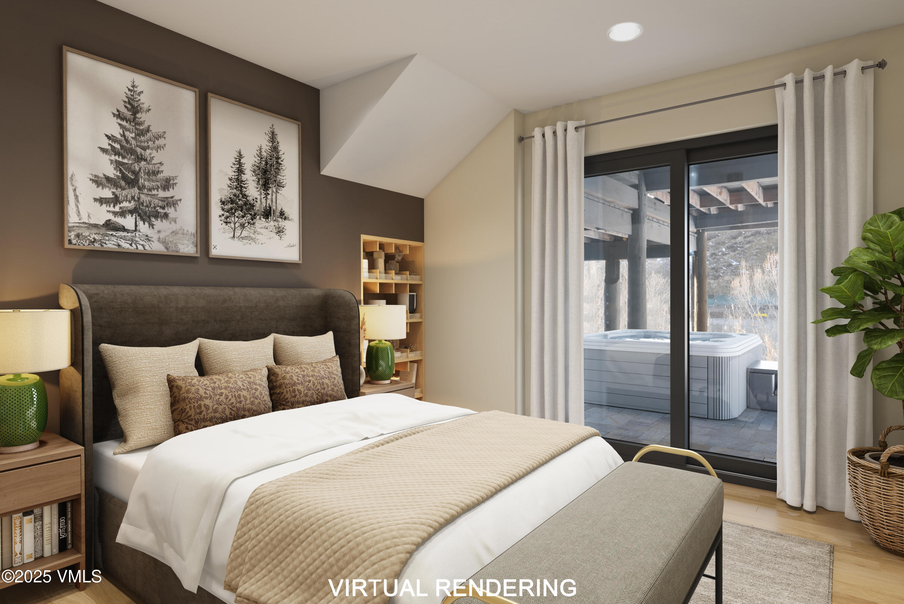 960 June Creek Road Edwards, CO 81632 - Photo 34 of 47 Lower Bedroom 2 - VR