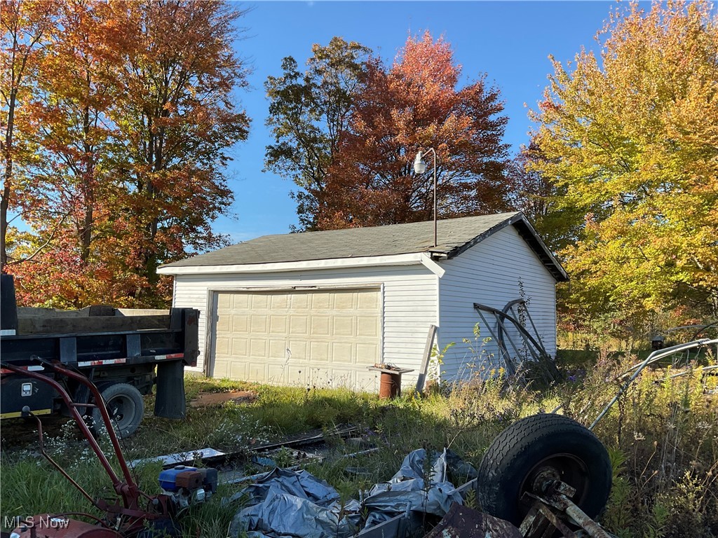 5933 Bishop Road Geneva, OH 44041 - Photo 3 of 5 View of detached garage