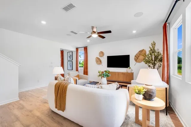a kitchen with granite countertop lots of counter top space