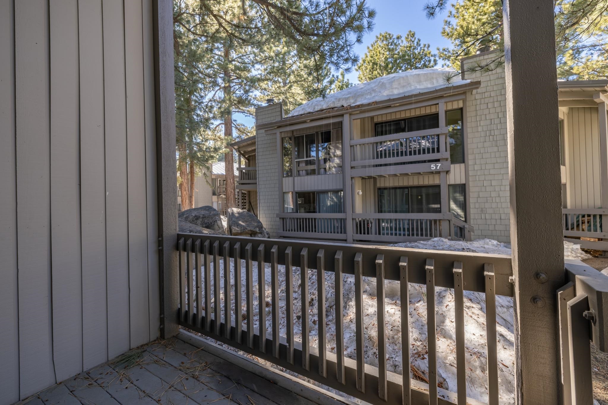 286 Old Mammoth Road, Unit 37 Mammoth Lakes, CA 93546 - Photo 25 of 33 View of balcony
