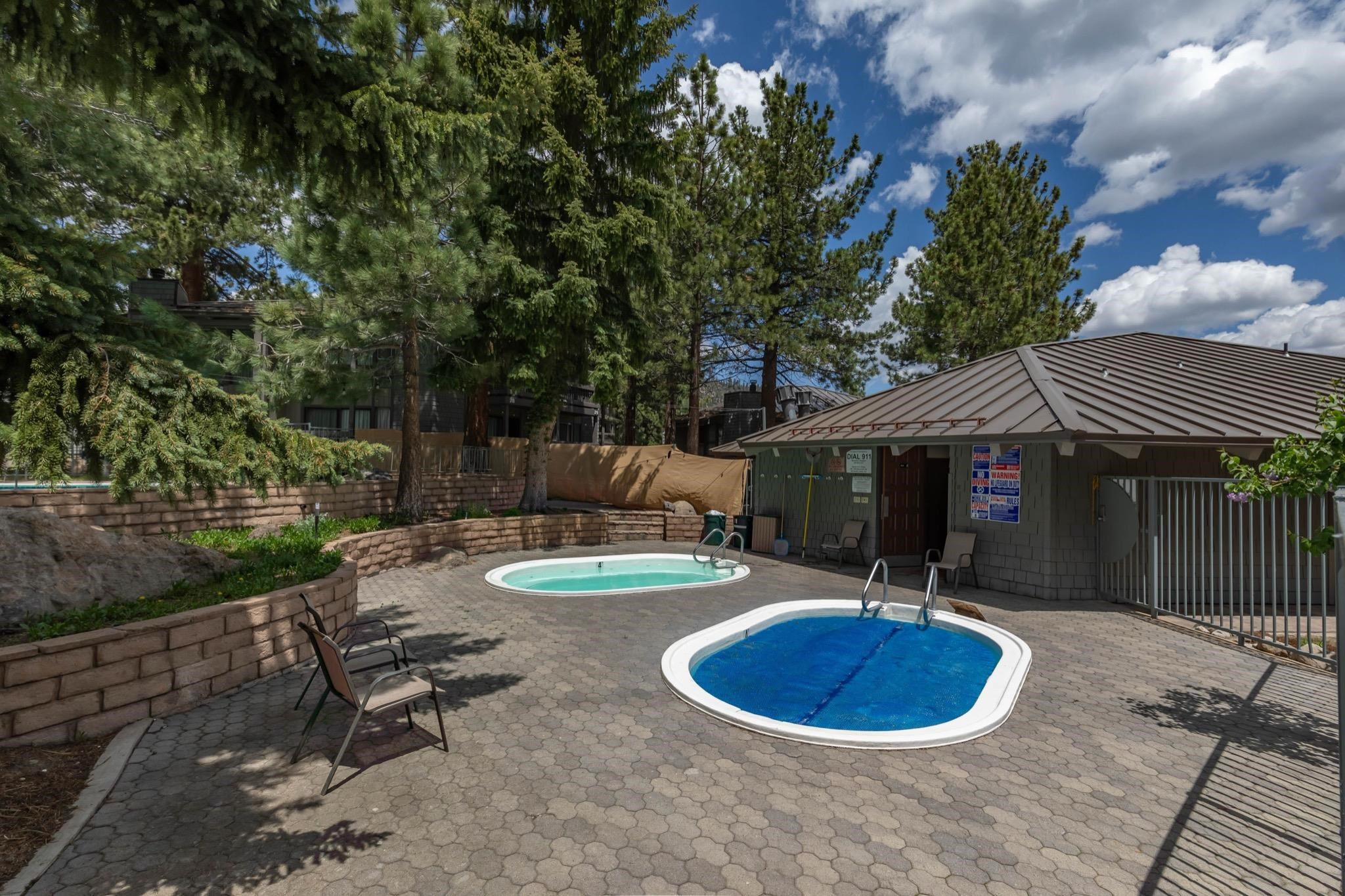 286 Old Mammoth Road, Unit 37 Mammoth Lakes, CA 93546 - Photo 32 of 33 View of pool with a pool and patio surround