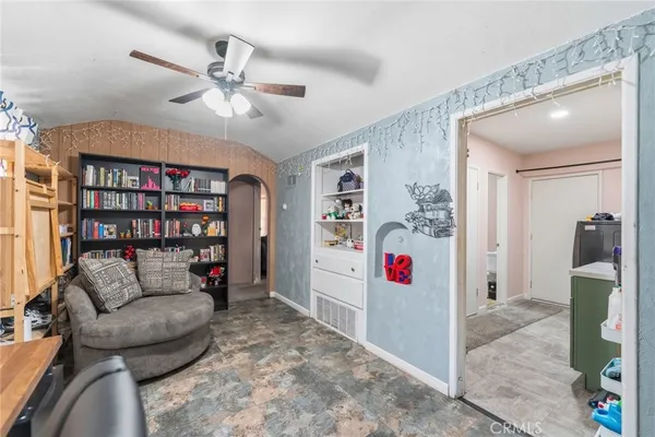 a room with storage and utility