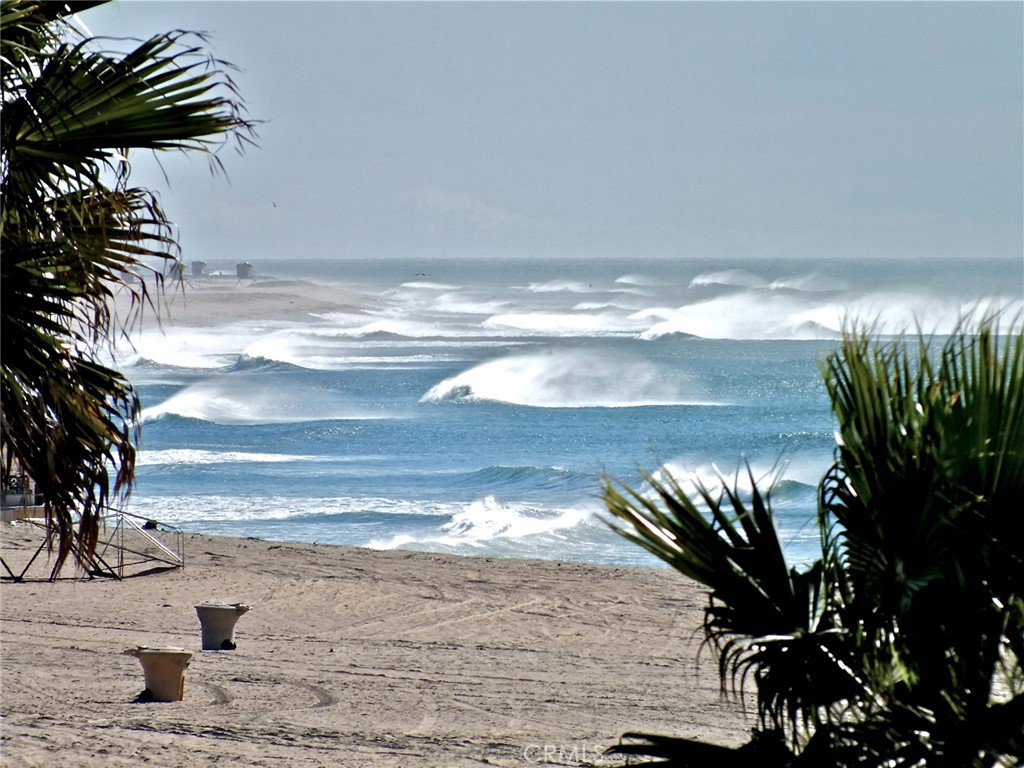 a view of water heater room with floor to ceiling window and potted plants