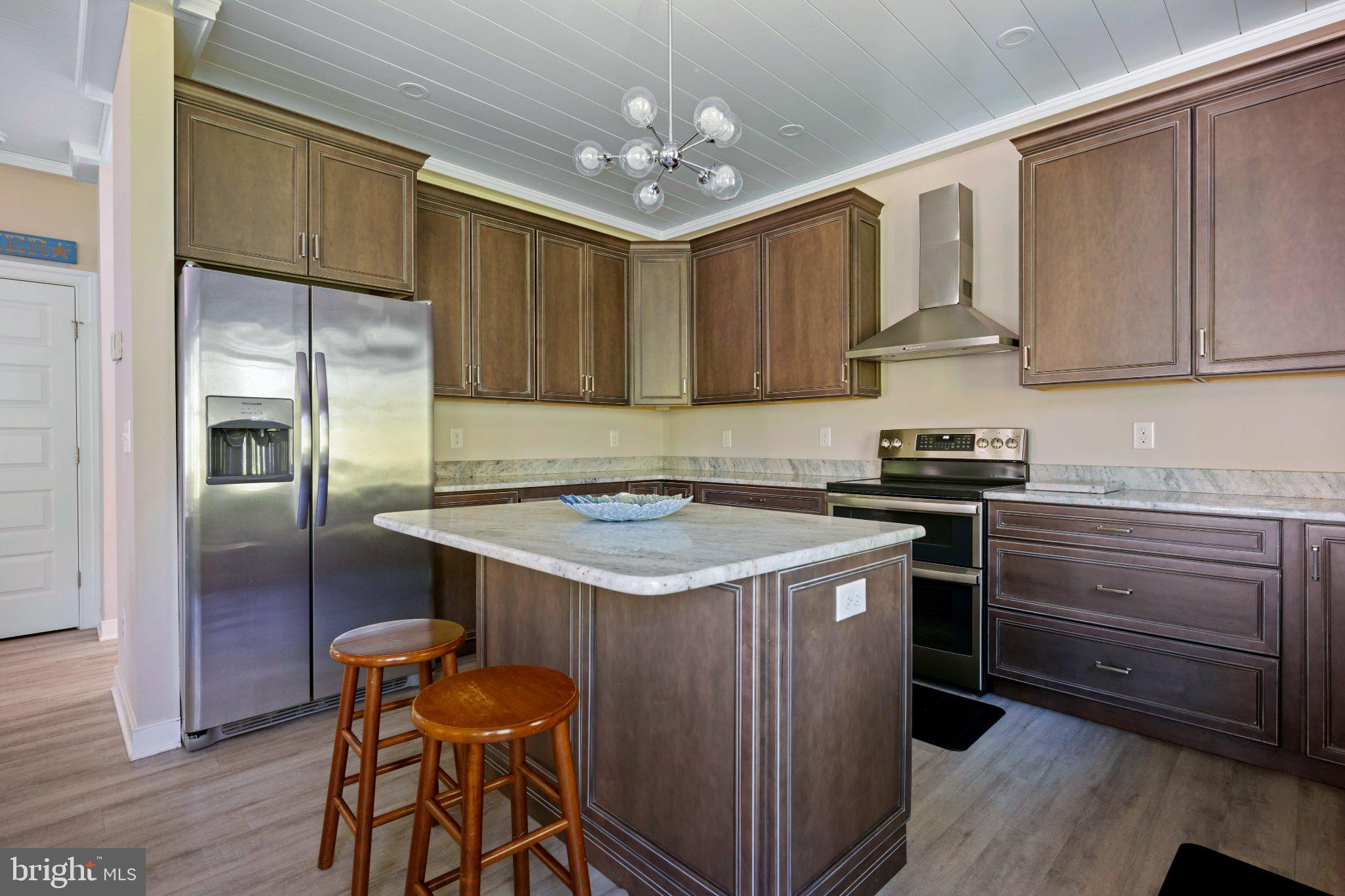 402 Salt Pond Road Bethany Beach, DE 19930 - Photo 18 of 55 Modern kitchen with sleek finishes.